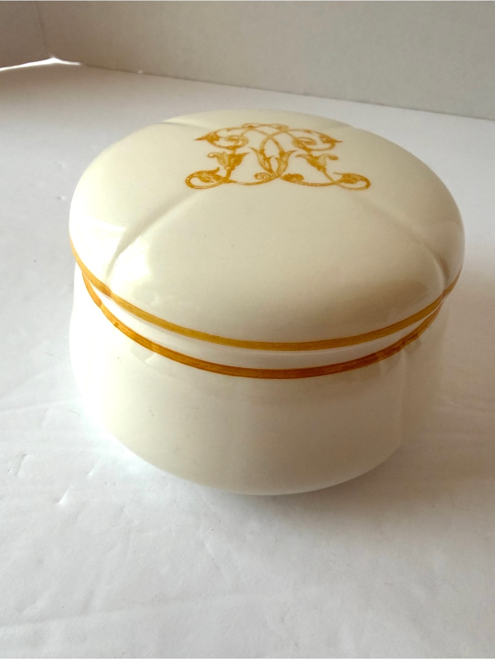 Yves Delorme of Paris Decorative Elegant Trinket Box
